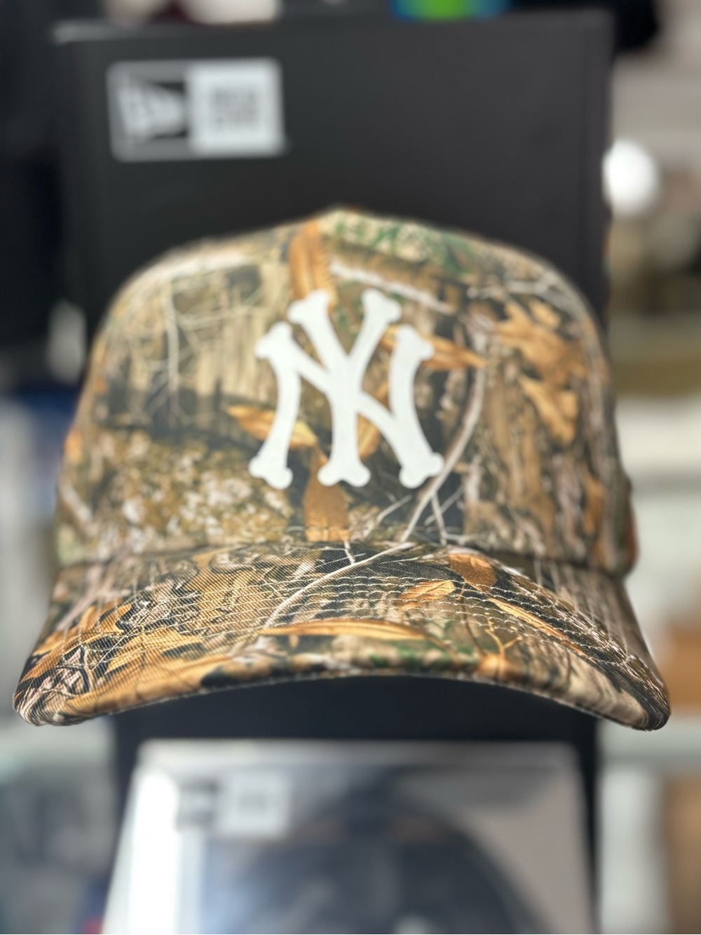 New York Yankees Real Tree Camo SnapBack Hat